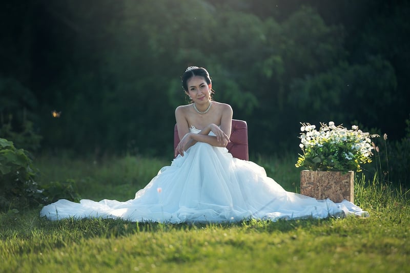 Moonlit Elegance Bridal Gown